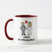 Mug Couple mariage - Sous la nouvelle gestion (Gauche)