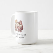 Mug Couple Marmotte mignonne Aventurant ensemble Rando (Devant gauche)