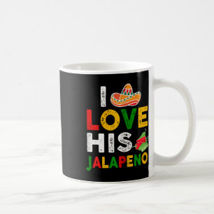 Mug Couple Mexicain Cinco De Mayo Femme J'Aime Son Jal