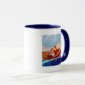Mug Couple Sailing par R.J. Cavaliere (Devant droit)