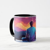 Mug Couple stargazing (Devant gauche)