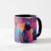 Mug Couple stargazing (Devant droit)