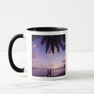 Mug Couple sur la plage, Windjammer Landing, Sainte-Lu