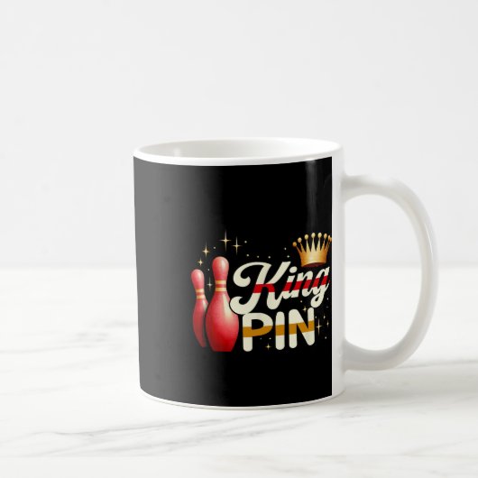 Mug Couples Bowler League Bowler King Pin porter Cro (Droite)