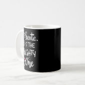 Mug Couples Christmas Santa He Is The Naughty One Funn (Devant gauche)