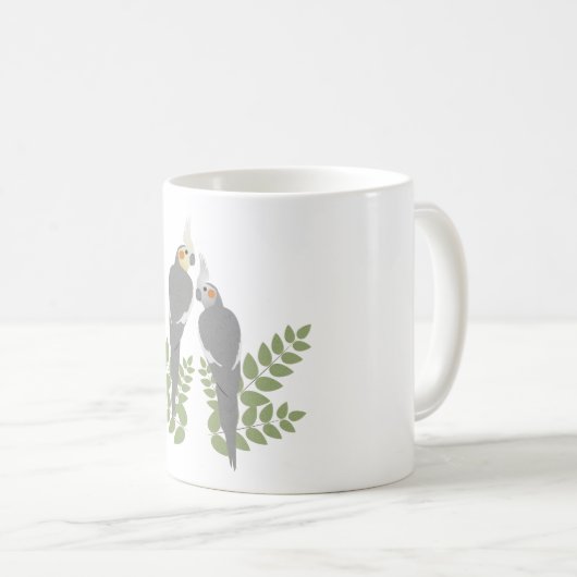 Mug Couples de Cockatiel (Devant droit)