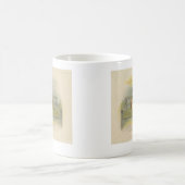 Mug couples de hibou sur le banc (Centre)
