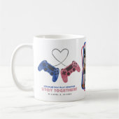 Mug Couples de jeu qui jouent ensemble, restez ensembl (Gauche)
