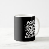 Mug Couples du 65e Anniversaire Mariés 65 Ans Forts (Devant droit)