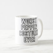 Mug Couples Halloween Worst Pepper Ever (Devant droit)