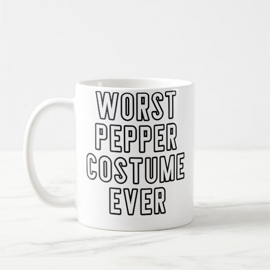 Mug Couples Halloween Worst Pepper Ever (Gauche)