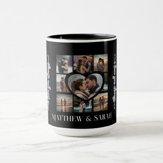 Mug Couples Je T'Aime Coeur Neuf Photo (Centre)