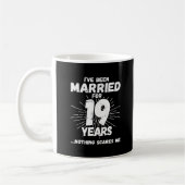 Mug Couples Mariés 19 Ans Drôle 19e Anniversaire (Gauche)