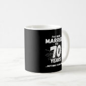 Mug Couples Mariés 70 Ans Drôle 70e Anniversaire (Devant droit)