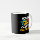 Mug Couples Mariés Fiancés Plus Forts Ensemble (Devant droit)