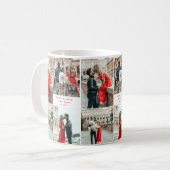 Mug Couples modernes 4 Photo Collage (Devant gauche)