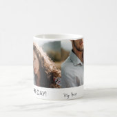 Mug Couples personnalisés par photo de joyeux (Centre)