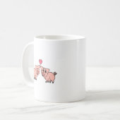 Mug Couples roses mignons de porc (Devant gauche)