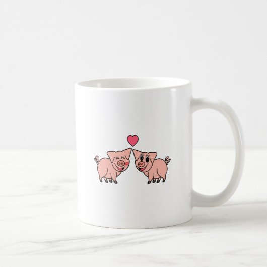 Mug Couples roses mignons de porc (Droite)