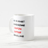 Mug coupon coupon clipper, génial (Devant gauche)