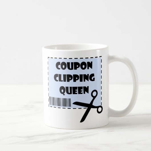 Mug Coupon mignon Coupon Reine Dire (Droite)
