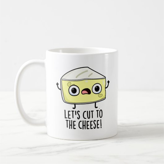 Mug Coupons Au Jeu De Nourriture Drôle Au Fromage (Gauche)