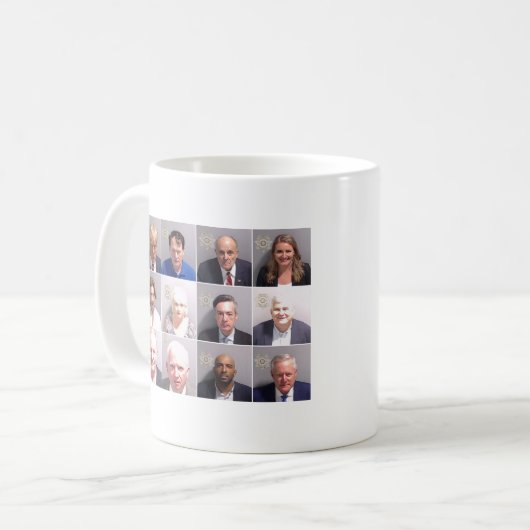 Mug Coups de feu de la codéfense de Trump (Devant gauche)