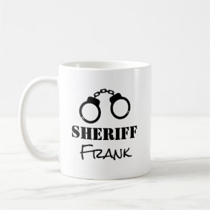 Mug Coups de main policiers policiers shérif c