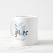 Mug Coups de neige (Devant gauche)