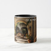 Mug Cour de la villa espagnole Miami années 1920 (Centre)