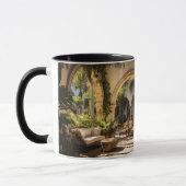 Mug Cour de la villa espagnole Miami années 1920 (Gauche)