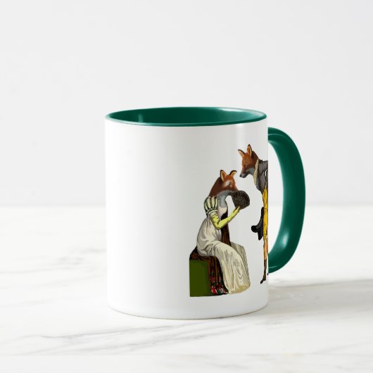 Mug Courage des renards (Devant droit)