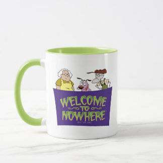 Mug Courage du chien lâché | Bienvenue nulle part