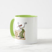 Mug Courage du chien lâché | Tu Me Fais Mal L'Air ! (Devant gauche)