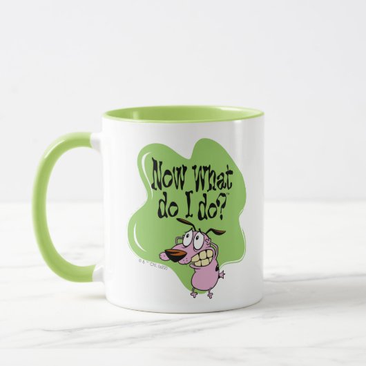 Mug Courage le Cowardly | Now What Do I Do ? (Gauche)