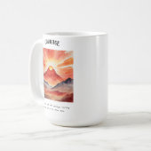 Mug Courage positif (Devant gauche)
