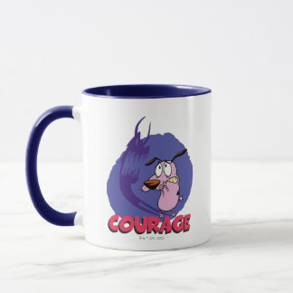 Mug Courage the Cowardly Dog | Shadow Graphic