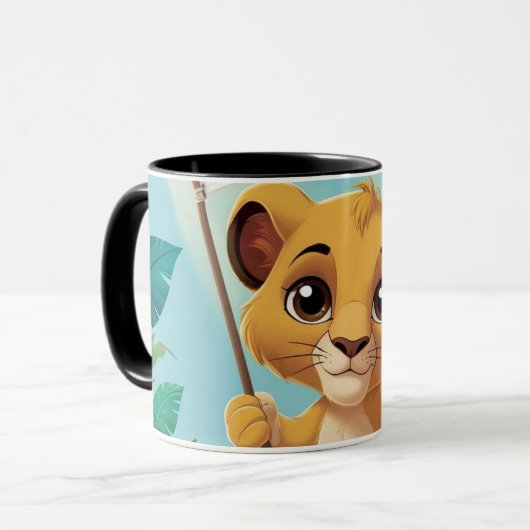 Mug Courageous Little Dog with a Bandage (Devant gauche)