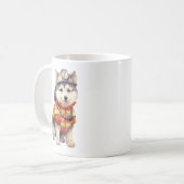 Mug Courageux pompier Sibérien Husky Chien honorant (Devant gauche)
