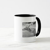 Mug Courant en hiver B&W (Devant droit)