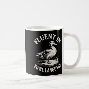 Mug Courant en langage aviaire drôle amateur de canard