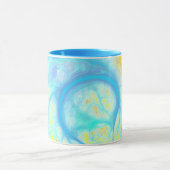 Mug Courants de joie - Aqua et citron cosmiques (Centre)