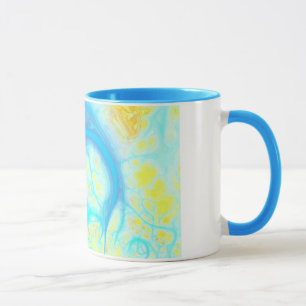 Mug Courants de joie - Aqua et citron cosmiques