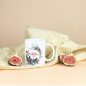 Mug Courbe de Noël Holly & bullfinch