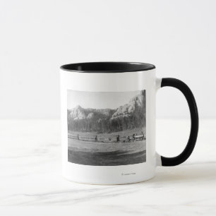 Mug Courbe en fer à cheval sur Burlington et le