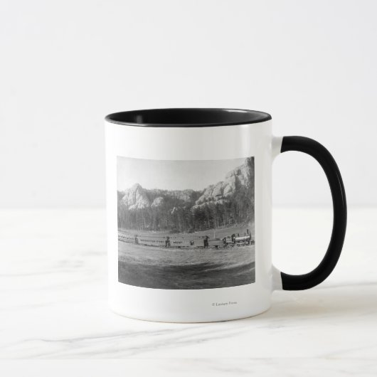 Mug Courbe en fer à cheval sur Burlington et Missouri (Droite)