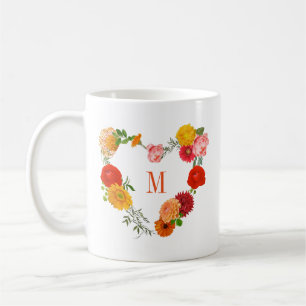 Mug Courbe florale colorée