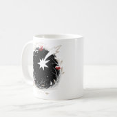 Mug Courbe moderne de Noël Star Berries (Devant gauche)