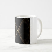Mug Courbes de lumière 3 (Devant droit)