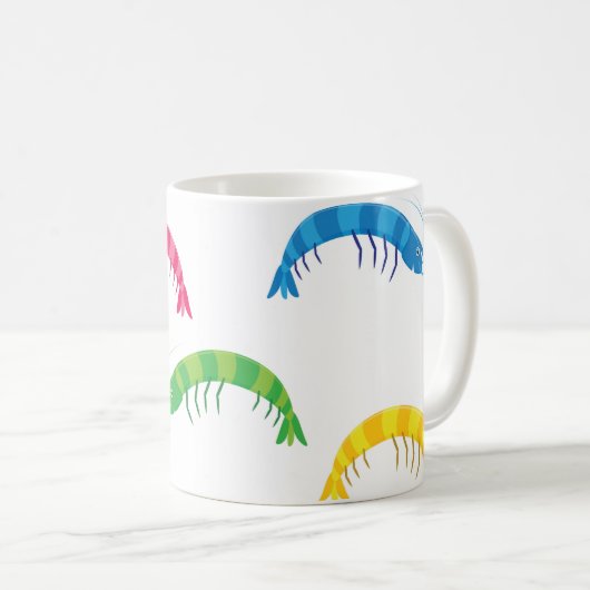 Mug Courbes de parti (Devant droit)